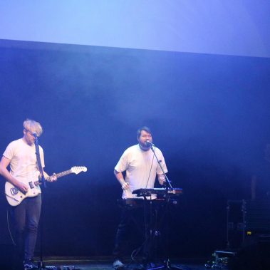 Musiker auf der Bühne